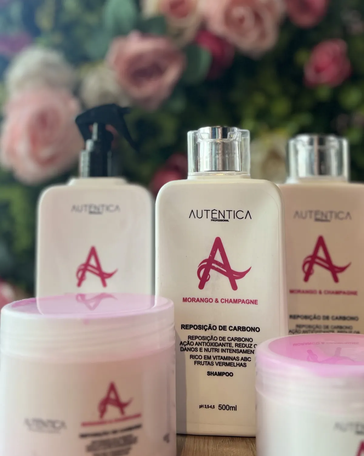 Shampoo Morango & Champagne 500 ml Autêntica Professional